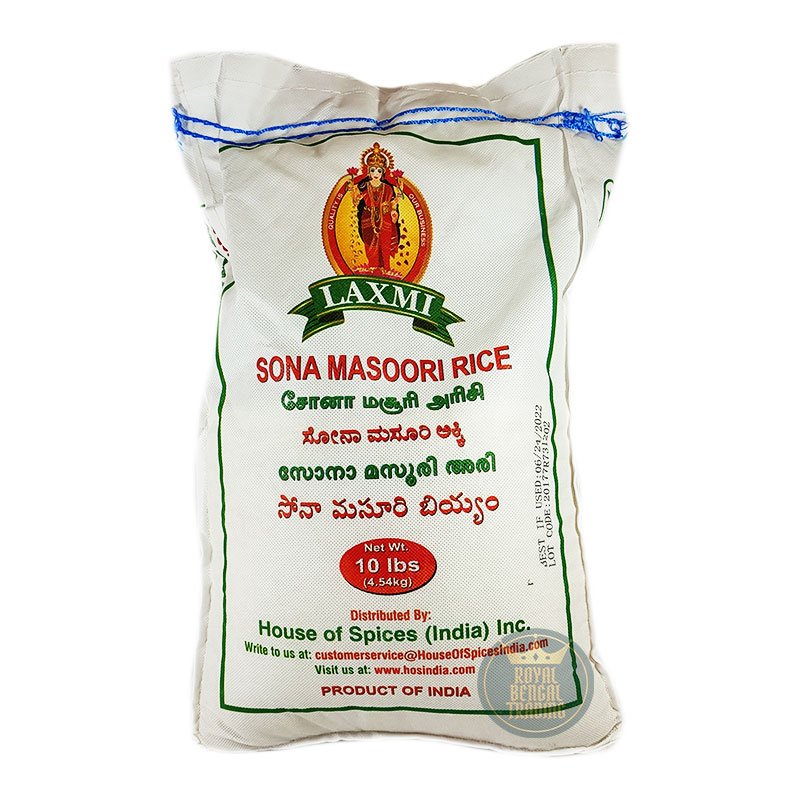 Laxmi Sona Masoori Rice 10lbs