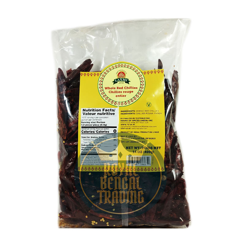 LAXMI Whole Red Chili 400g