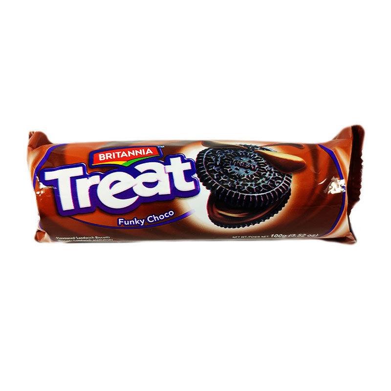 Britannia Treat Funky Choco Biscuits 100g