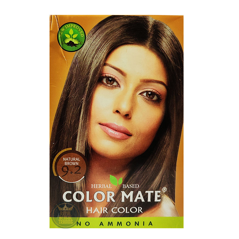 Color Mate Herbal Based Natural Brown Hair Colour 75g – Royal Bengal ...