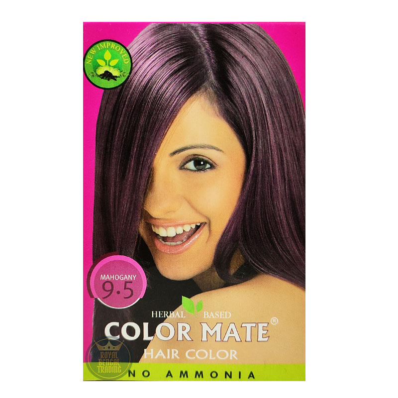 Color Mate Herbal Based Mahogany Hair Colour 75g – Royal Bengal Trading